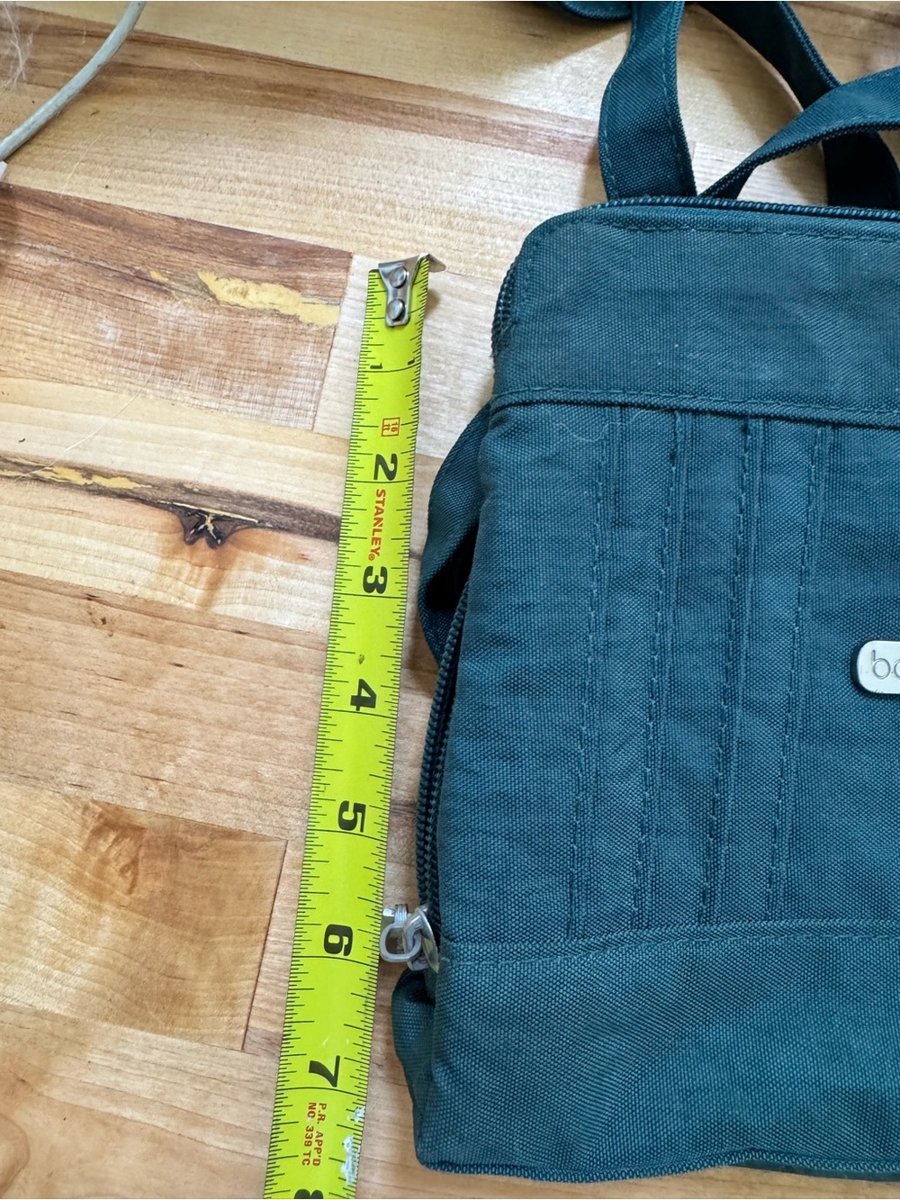 Baggallini Hunter Green Crossbody Bag Travel Lightweight Organizer Multi Pocket - Picture 11 of 12